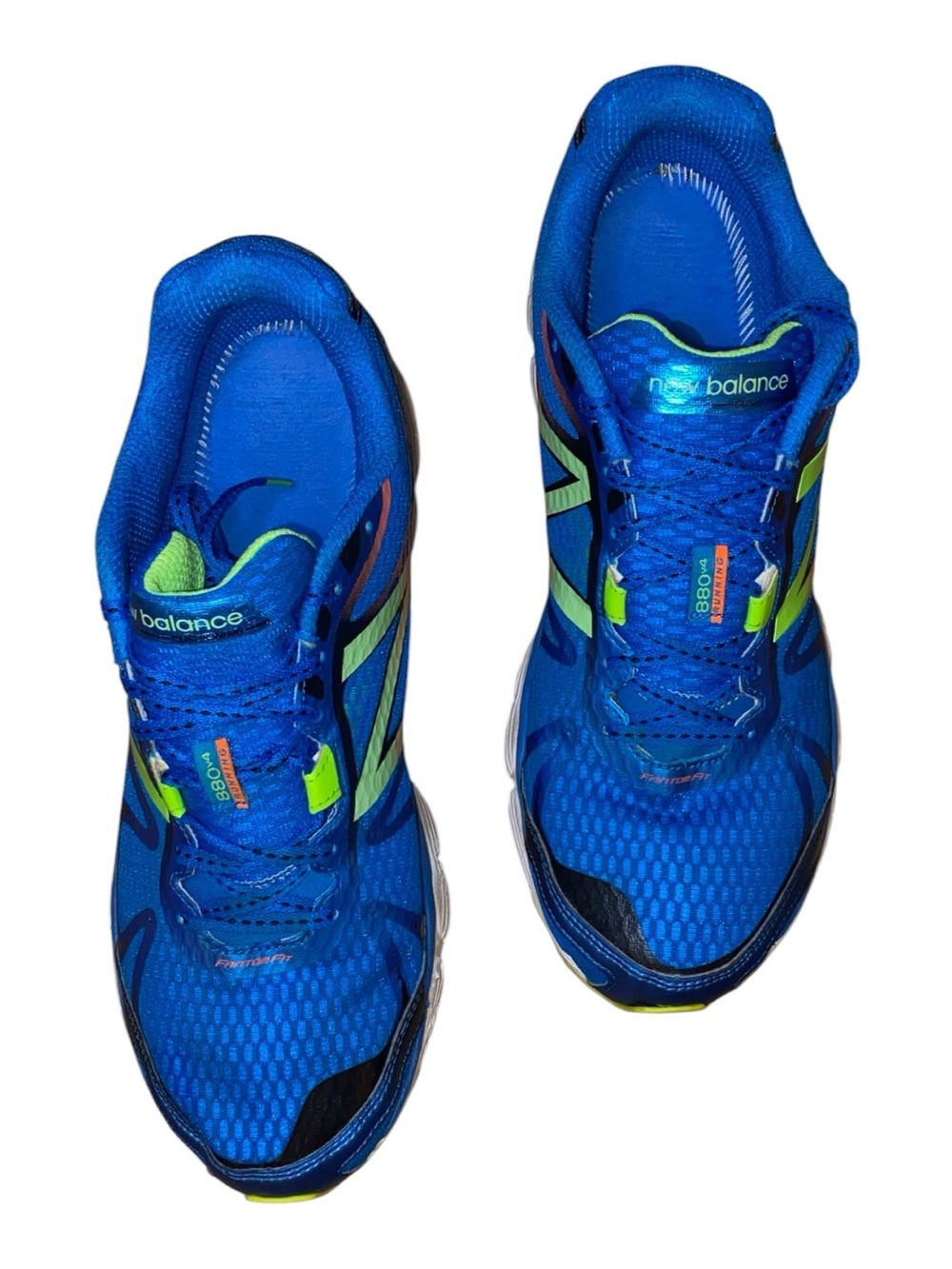 NEW BALANCE 880 V4 Men’s High Mileage Running Shoes Blue Green ORG Size 11-1/2 - Picture 3 of 10